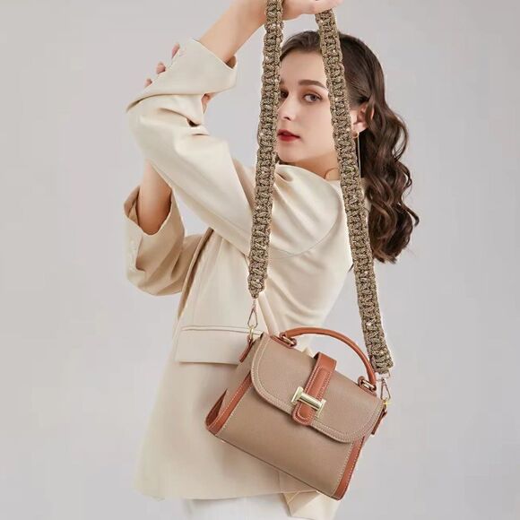 Gold Sparkle Rhinestone Crystal Handbag STRAP - Picture 3 of 12